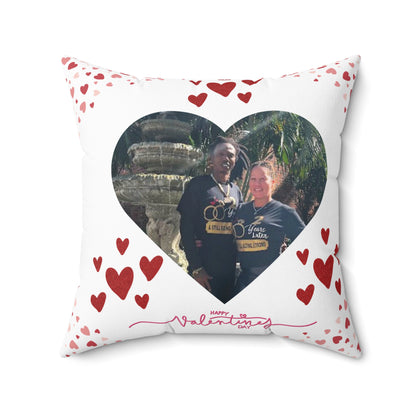 The Perfect Valentine’s Gift! 🎁❤️Spun Polyester Square Pillow