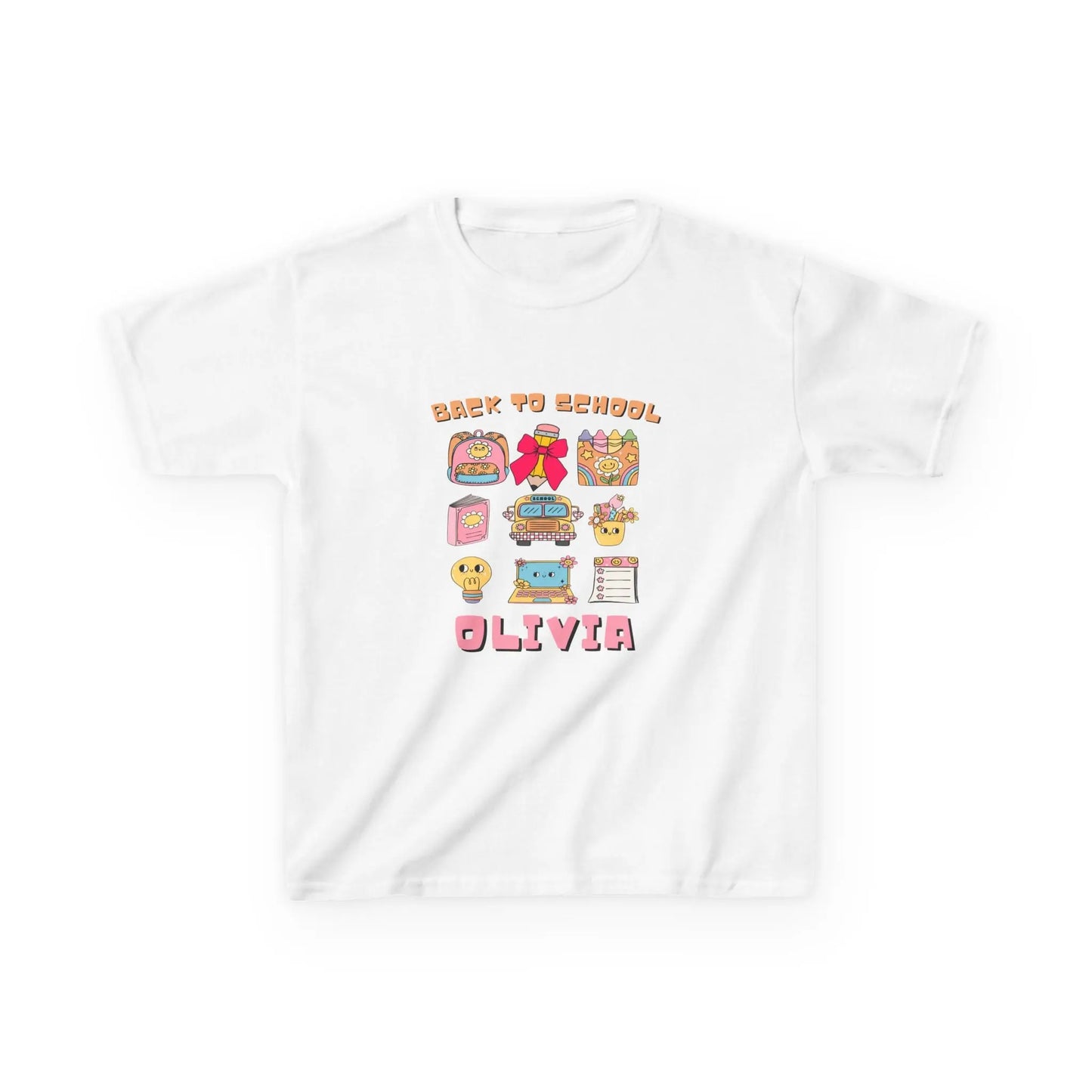 Custom Kids’ Shirt for First Day – Back to School Design