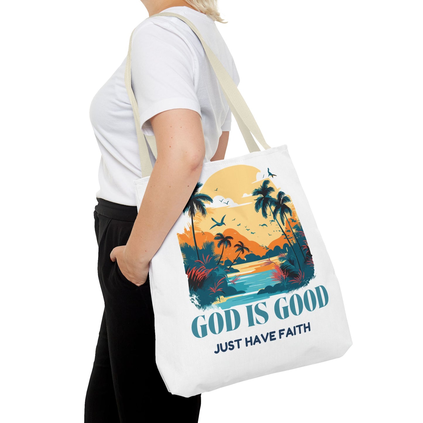 God is goood Tote Bag (AOP)