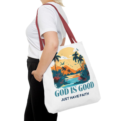 God is goood Tote Bag (AOP)