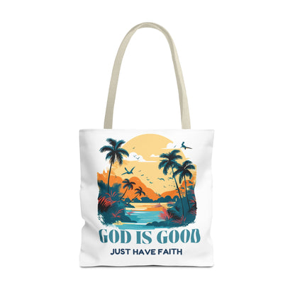 God is goood Tote Bag (AOP)