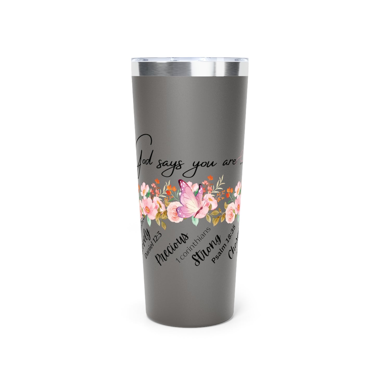 God says Copper Vacuum Insulated Tumbler, 22oz