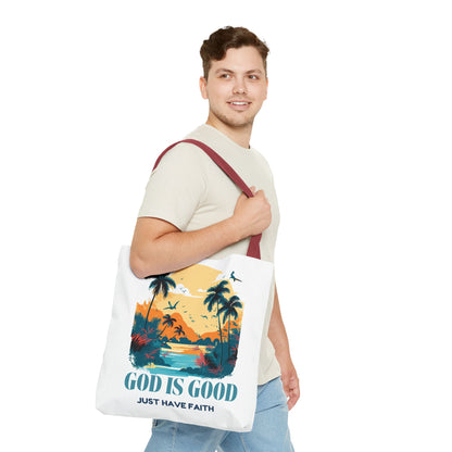 God is goood Tote Bag (AOP)