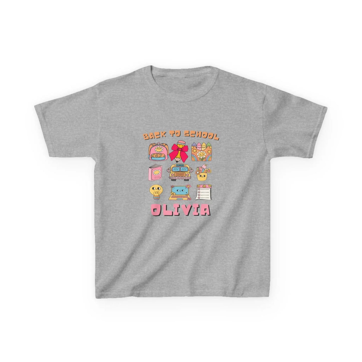 Custom Kids’ Shirt for First Day – Back to School Design