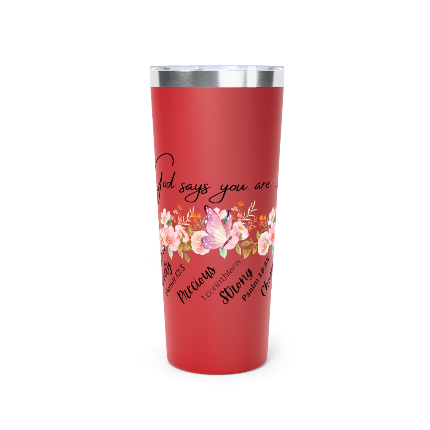 God says Copper Vacuum Insulated Tumbler, 22oz