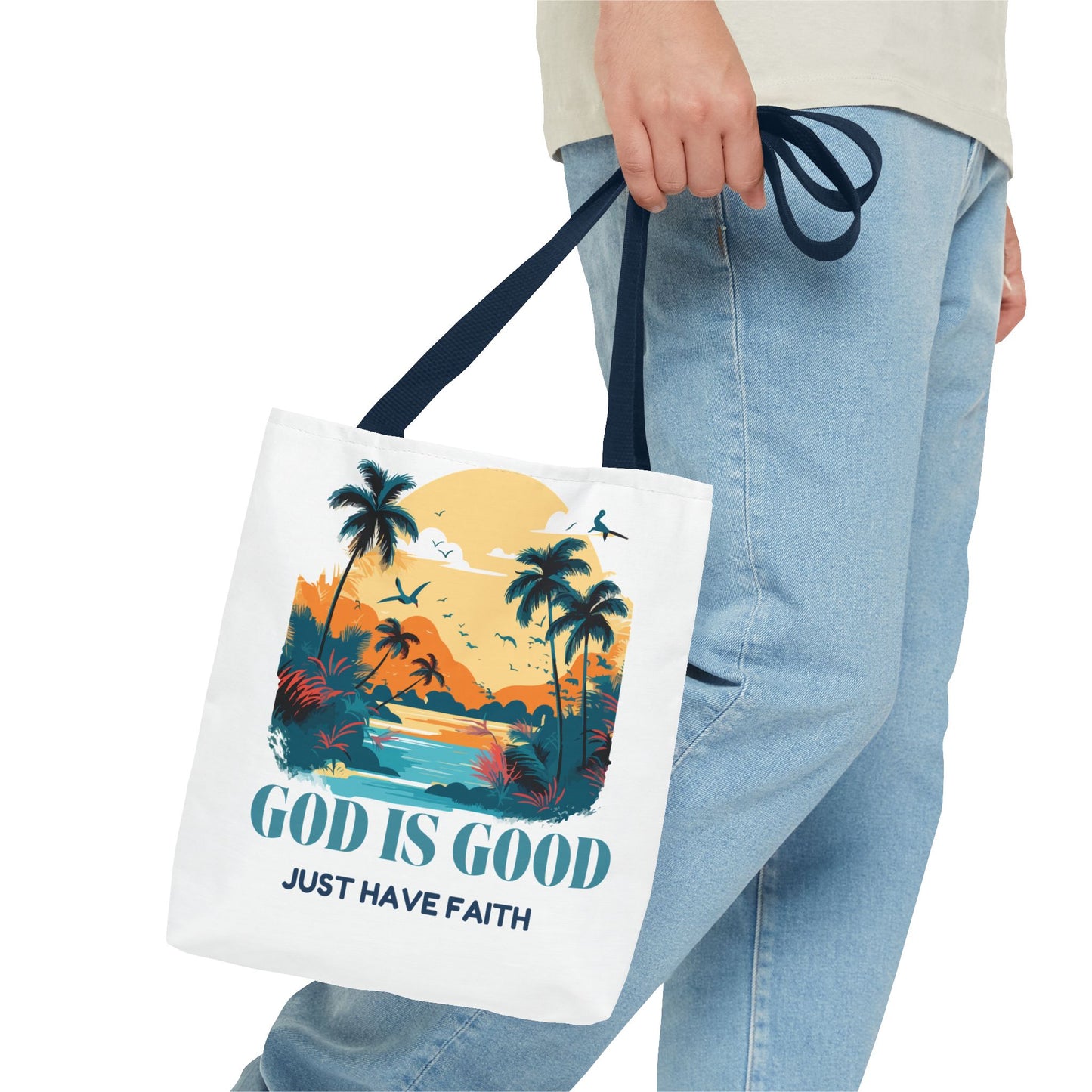 God is goood Tote Bag (AOP)