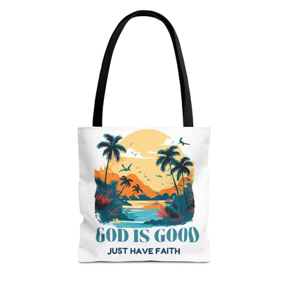 God is goood Tote Bag (AOP)