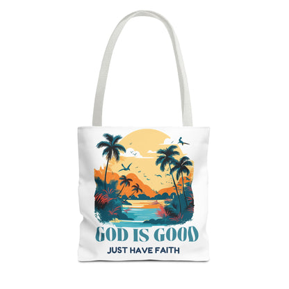 God is goood Tote Bag (AOP)