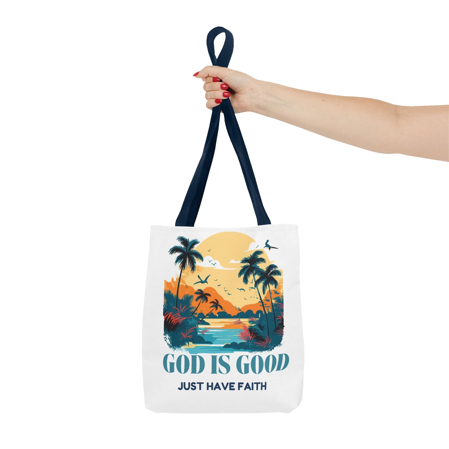 God is goood Tote Bag (AOP)