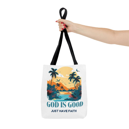 God is goood Tote Bag (AOP)