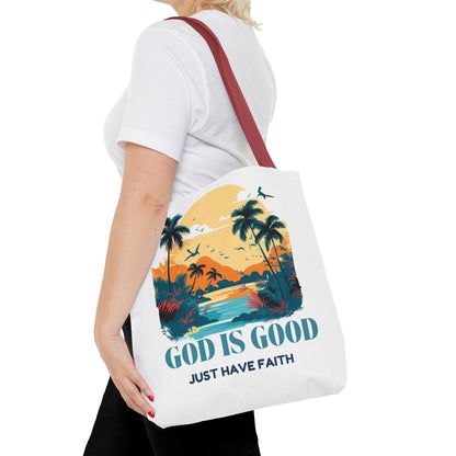 God is goood Tote Bag (AOP)