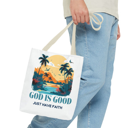 God is goood Tote Bag (AOP)