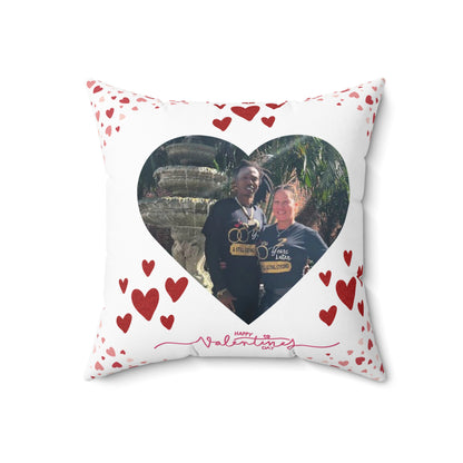 The Perfect Valentine’s Gift! 🎁❤️Spun Polyester Square Pillow