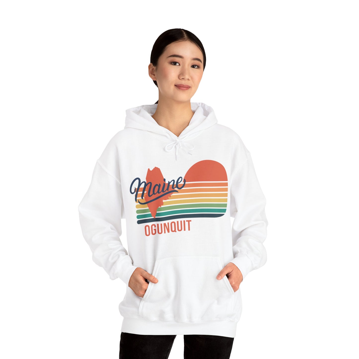 Ogunquit Maine Hooded Sweatshirt