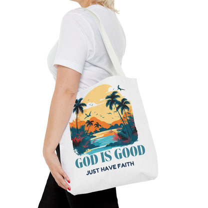 God is goood Tote Bag (AOP)