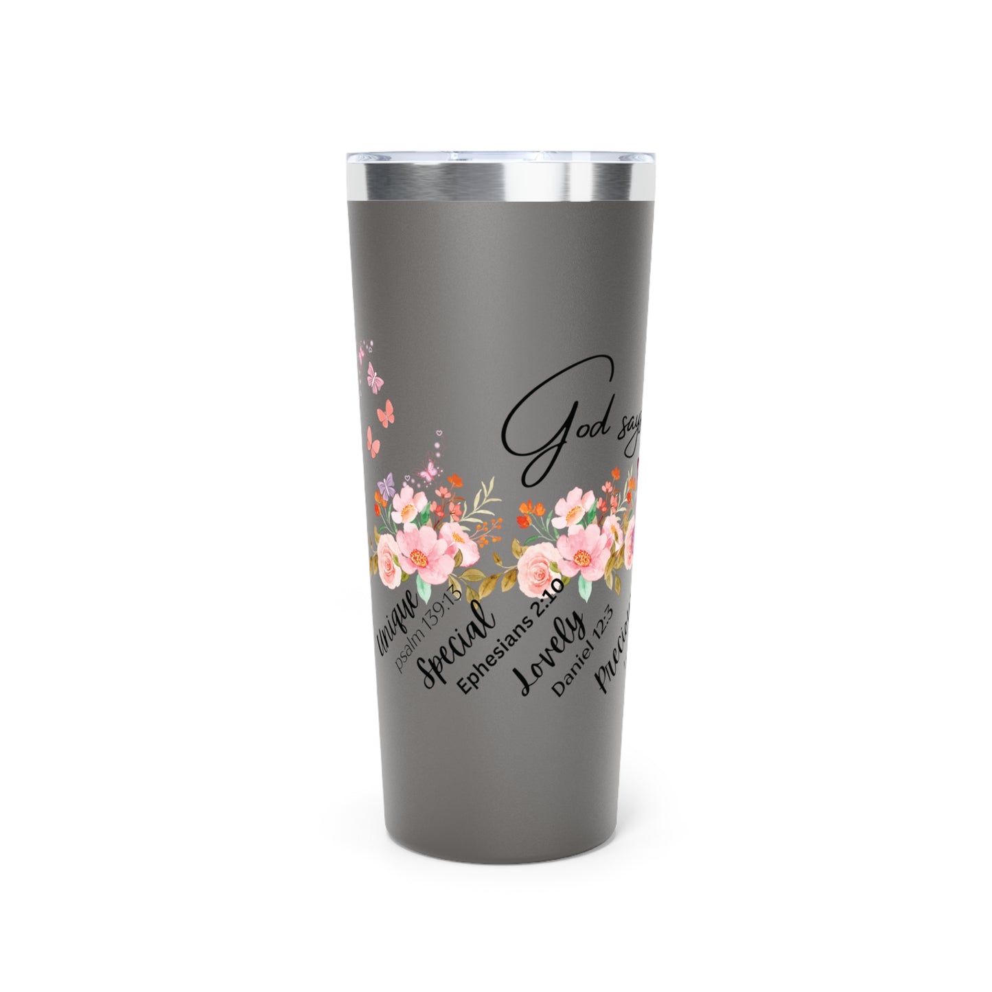 God says Copper Vacuum Insulated Tumbler, 22oz