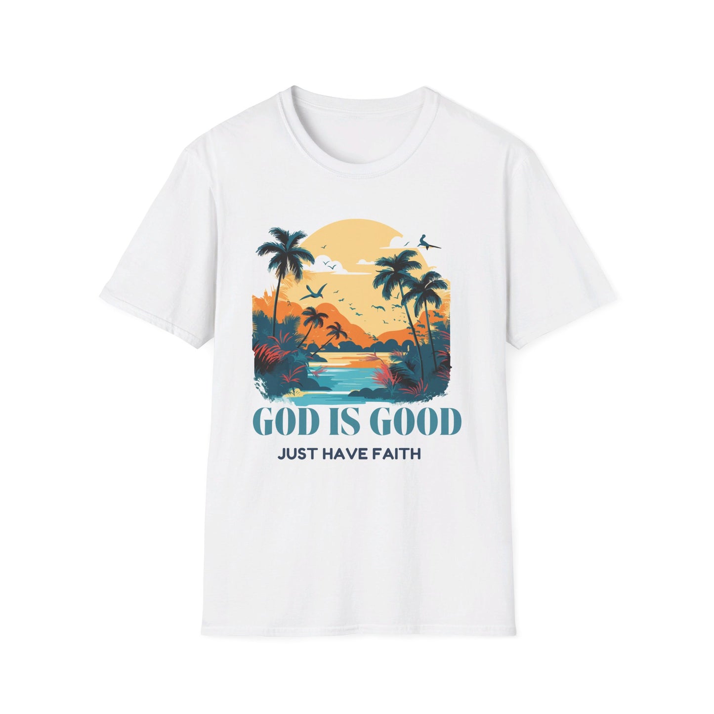 God is good Unisex Softstyle T-Shirt