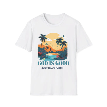 God is good Unisex Softstyle T-Shirt