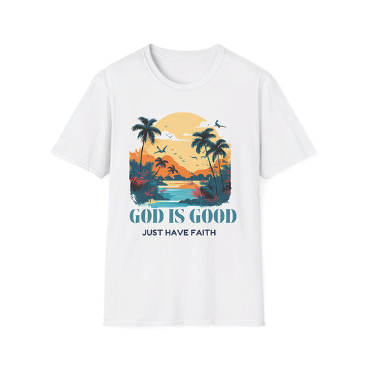 God is good Unisex Softstyle T-Shirt