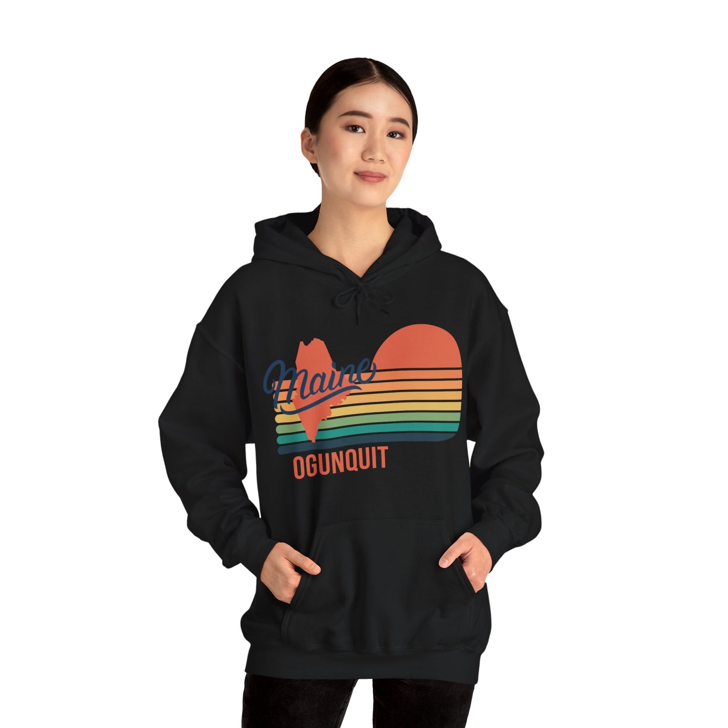 Ogunquit Maine Hooded Sweatshirt