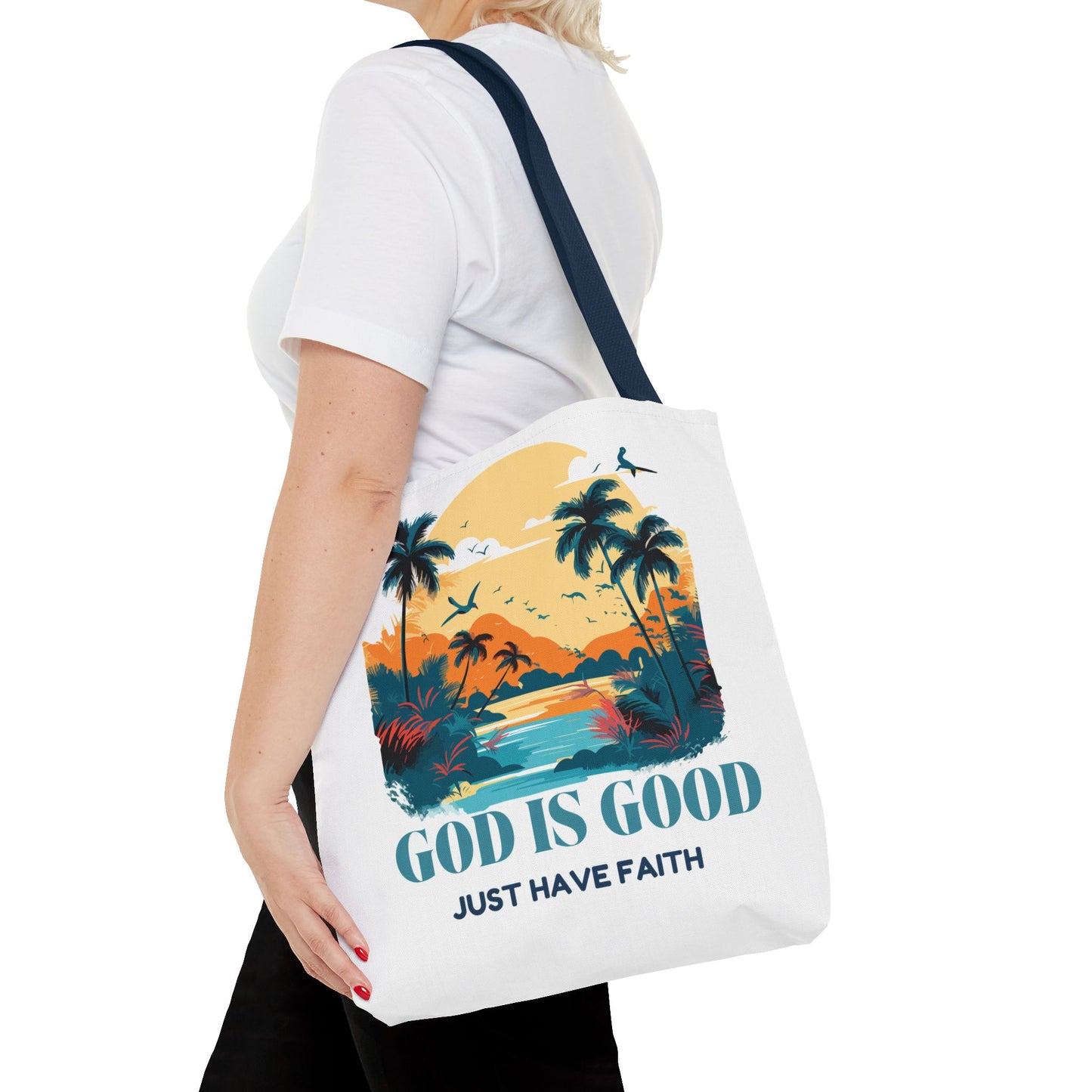 God is goood Tote Bag (AOP)