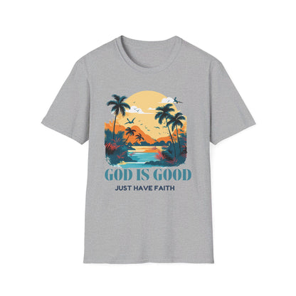 God is good Unisex Softstyle T-Shirt