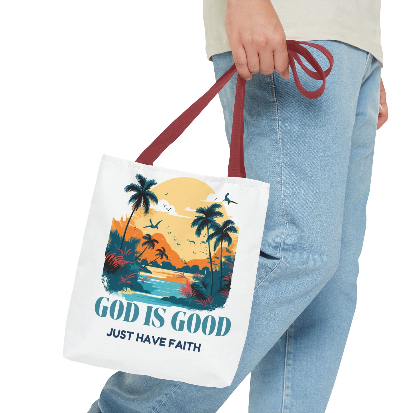 God is goood Tote Bag (AOP)