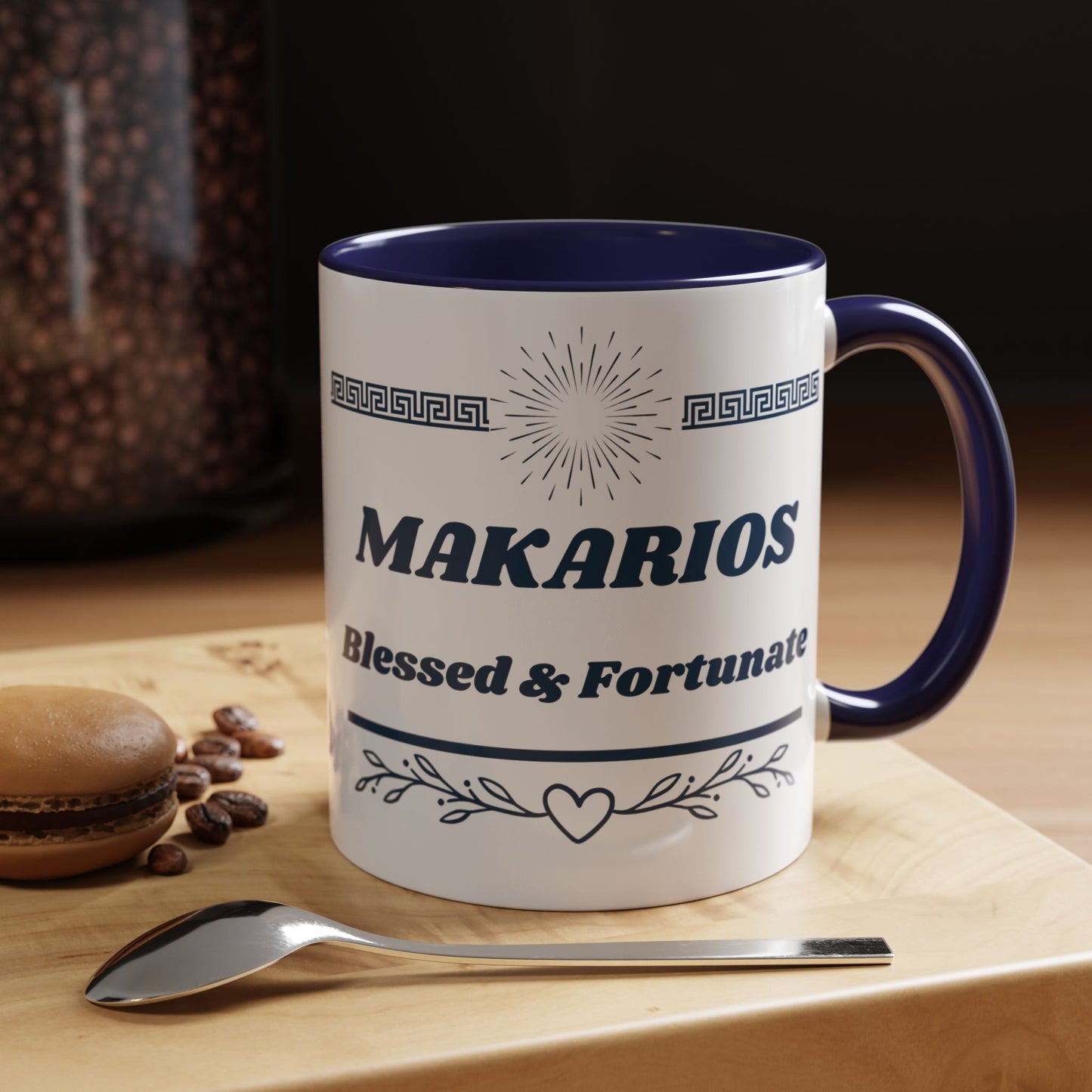 Makarios Faith-Based Accent Coffee Mug (11, 15oz) Free shipping!!!!