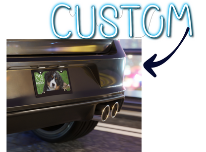 Custom car plate